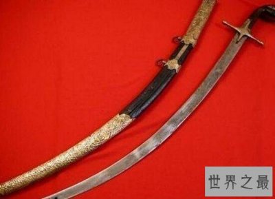 ​世界十大最著名宝剑，圣马丁弧形军刀代表荣誉