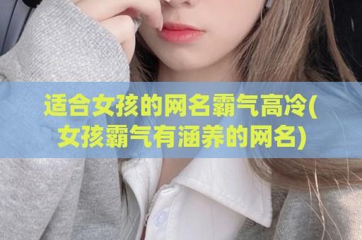 适合女孩的网名霸气高冷(女孩霸气有涵养的网名)