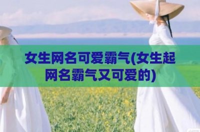 ​女生网名可爱霸气(女生起网名霸气又可爱的)